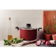Caldeir�o antiaderente Tramontina 24cm 7,1L  Paris vermelho