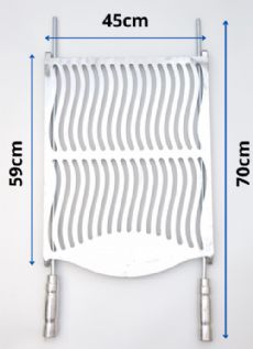 Grelha para Churrasco em alum�nio fundido